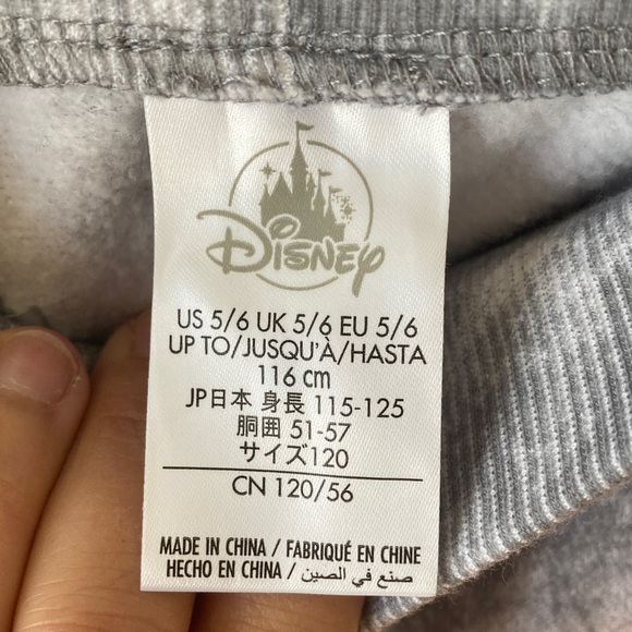 Disney Mickey Mouse Club Gray Tie-Dye Kids Hoodie Set - Picture 6 of 7